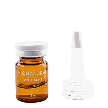 MESODERM Сыворотка против акне для фракционной мезотерапии / Bionatural Anti Acne Serum 10*3 мл, фото 3