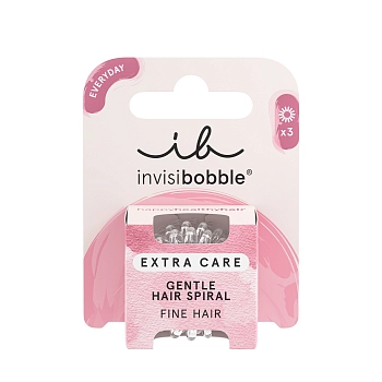 INVISIBOBBLE Резинка-браслет для тонких волос / invisibobble EXTRA CARE Crystal Clear, фото 2