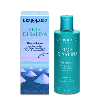 LERBOLARIO Гель для душа Морской / Fior di Salina Shower Gel 250 мл, фото 2