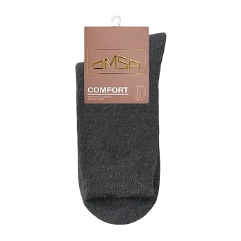 Носки из нитки травка с добавлением люрекса Grigio Scuro 39-41 / COMFORT 350