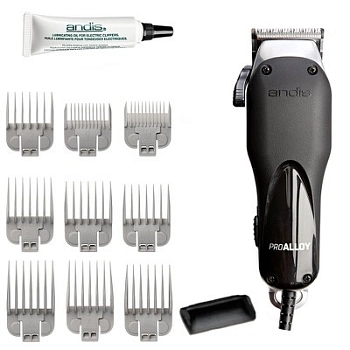 ANDIS Машинка для стрижки волос AAC-1 PRO ALLOY 0.5 - 2.4 мм, сетевая, 9 насадок, 8 W, фото 4