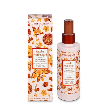 LERBOLARIO Крем-флюид увлажняющий для тела / Berries Flowers Wood Fluid Body Cream 200 мл, фото 2