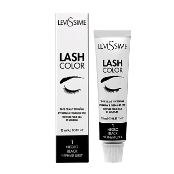 LEVISSIME Краска для бровей и ресниц, № 1 черный / Lash Color 15 мл, фото 2