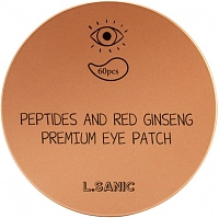 L.SANIC Патчи гидрогелевые с пептидами и экстрактом красного женьшеня для области вокруг глаз 60 шт, фото 2