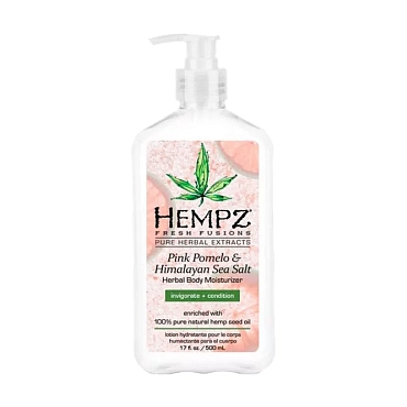 HEMPZ Молочко увлажняющее для тела, помело и гималайская соль / Pink Pomelo & Himalayan Sea Salt Herbal Body Moisturizer 500 мл