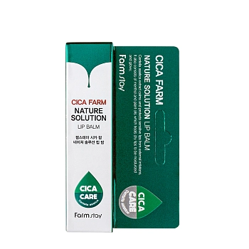 FARMSTAY Бальзам для губ с центеллой / Cica Farm Nature Solution Lip Balm 10 гр, фото 2