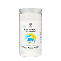 EPSOM.PRO Соль магниевая для купания детей с липой и мелиссой / Magnesium Baby Bath Salt Dreamland 1020 г, фото 1