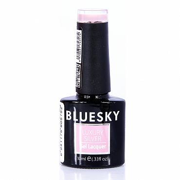 BLUESKY LV028 гель-лак для ногтей / Luxury Silver 10 мл