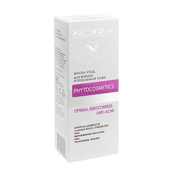KORA Маска-уход для жирной и проблемной кожи / OPTIMAL SEBOCONTROL 100 мл, фото 4