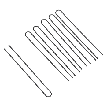 DEWAL PROFESSIONAL Шпильки черные, прямые 60 мм, 24 шт/уп (на блистере), фото 2