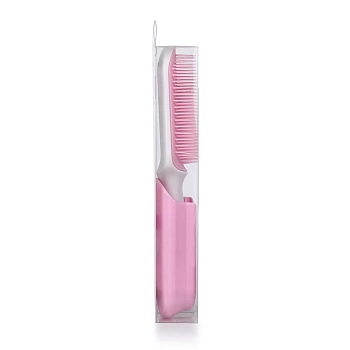 SOLOMEYA Расческа для чувствительной кожи головы в футляре, розовая / Hair Brush for sensitive scalp Pink, фото 8