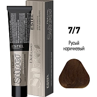 ESTEL PROFESSIONAL 7/7 краска для волос, русый коричневый / DE LUXE SILVER 60 мл, фото 2