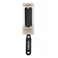 SOLOMEYA Био-расческа для сухих и влажных волос из натурального кофе / Detangler Bio Hairbrush for Wet & Dry Hair Coffee Material, фото 2
