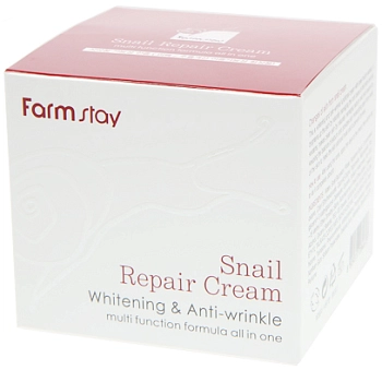 FARMSTAY Крем восстанавливающий с муцином улитки для лица / SNAIL REPAIR 100 г, фото 2