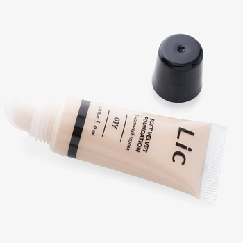 LIC Крем тональный мини-версия, 01Y / Soft Velvet Foundation Mini version 10 мл, фото 2