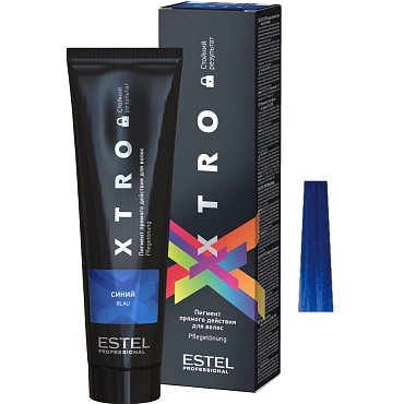 ESTEL PROFESSIONAL Пигмент прямого действия для волос, синий / XTRO BLACK 100 мл