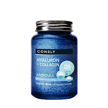 Сыворотка многофункциональная укрепляющая ампульная с гиалуроновой кислотой и коллагеном 250 мл