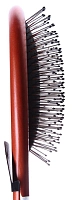 HAIRWAY Щетка Black Cushion массажная, деревянная, металлические зубцы, 11 рядов, фото 2