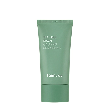 Крем солнцезащитный успокаивающий для лица с чайным деревом / Tea Tree Biome Calming Sun Cream 50 гр
