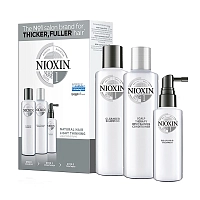 Набор для волос Система 1 (шампунь очищающий 300 мл, кондиционер увлажняющий 300 мл, маска питательная 100 мл), NIOXIN