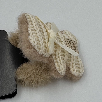 IWOU PROFESSIONAL Резинка для волос Мишка белый 1шт, фото 2