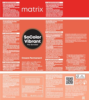 MATRIX 6AA краситель перманентный аммиачный, темный блондин глубокий пепельный / SoColor Pre-Bonded 90 мл, фото 4