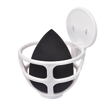 Спонж для макияжа в наборе с корзинкой / Blender Makeup Sponge Black