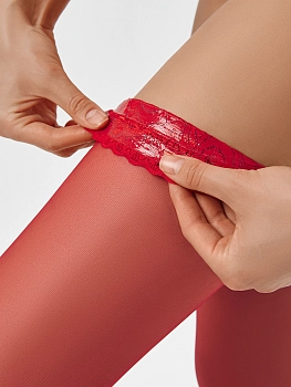 MINIMI Чулки Rosso 4 (M/L) / Mini CAPRICCIO 20, фото 5