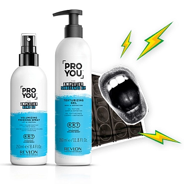 REVLON PROFESSIONAL Гель текстурирующий для уплотнения волос и стойкости укладки / Amplifier Substance up Pro You 350 мл