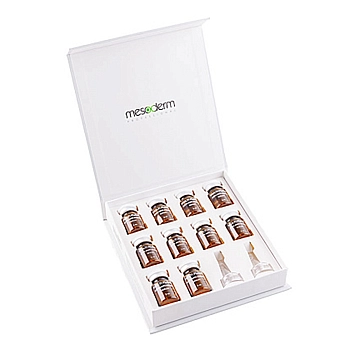 MESODERM Сыворотка антивозрастная для фракционной мезотерапии / Multi Plant Stem Anti Aging Serum 10*3 мл, фото 2
