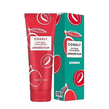 CONSLY Пенка для умывания омолаживающая для возрастной кожи с экстрактом японской сливы / Consly 120 мл, фото 2