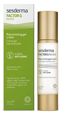 SESDERMA Крем-гель омолаживающий для лица / FACTOR G RENEW Rejuvenating gel cream 50 мл