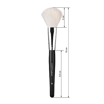 LIMONI Кисть для румян, хайлайтера № 49, коза / Professional, фото 2