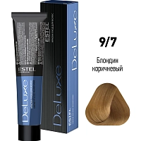 ESTEL PROFESSIONAL 9/7 краска для волос, блондин коричневый / DELUXE 60 мл, фото 2