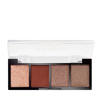 NINELLE Тени для век 4 оттенка, №504 холодный коричневый / LA MIRADA 3,35 гр, фото 2