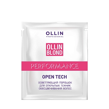 OLLIN PROFESSIONAL Порошок осветляющий для открытых техник обесцвечивания / BLOND PERFORMANCE Open Tech 30 гр, фото 1