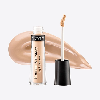 NOTE Консилер жидкий маскирующий защитный 06 / CONCEAL & PROTECT LIQUID CONCEALER 4,5 мл, фото 3