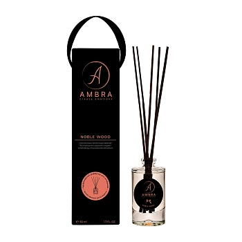 Аромадиффузор, благородное дерево / Noble Wood Ambra 50 мл, AMBRA
