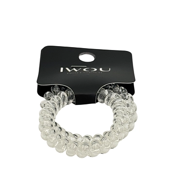 IWOU PROFESSIONAL Резинка пружинка Глянец прозрачная 2шт, фото 2