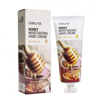 LEBELAGE Крем увлажняющий для рук с мёдом / Lebelage Honey Moisturizing Hand Cream 100 мл, фото 2