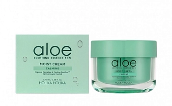 HOLIKA HOLIKA Крем увлажняющий для лица Алоэ Сузинг Эссенс 80% / Aloe Soothing Essence 100 мл, фото 3