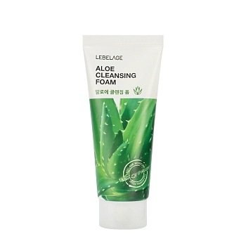 Пенка для умывания увлажняющая с экстрактом алоэ / Lebelage Aloe Cleansing Foam 100 мл