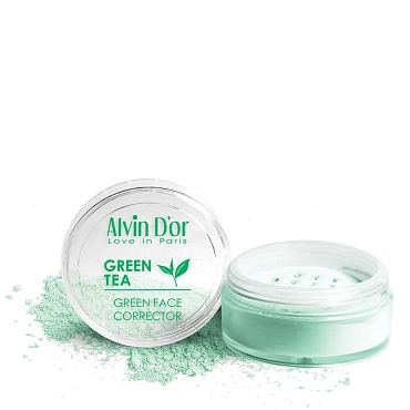 ALVIN D'OR Корректор рассыпчатый / Green Tea 8 гр
