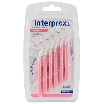 Ершик межзубный Interprox Plus Nano 6 шт, DENTAID