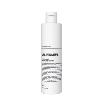 URBAN NATURE Шампунь тонирующий для светлых волос / PURE BLONDE PLATINUM SHAMPOO 250 мл, фото 2