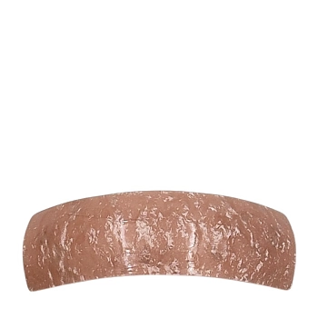 IWOU PROFESSIONAL Заколка - автомат Минерал прямоугольная пудрово-розовая 3*9,5см, фото 2