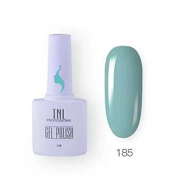 TNL Professional 185 гель-лак для ногтей 8 чувств, индийская бирюза / TNL 10 мл, фото 1