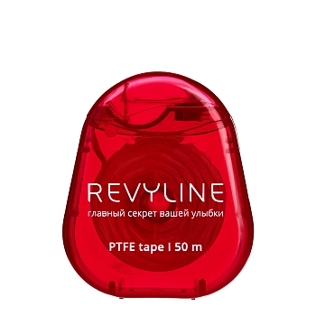 REVYLINE Нить зубная, тефлон, 50 м, красная / PTFE Bubble Gum, фото 2