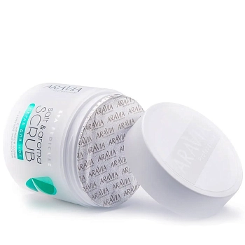 ARAVIA Professional Скраб для ног с морской солью и вербеной тропической / Salt&Aroma Scrub 300 мл, фото 2