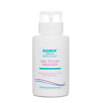 DOMIX Средство с ацетоном для снятия всех видов лака с ногтей, с помпой / Nail Polish Remover With 255 мл, фото 2